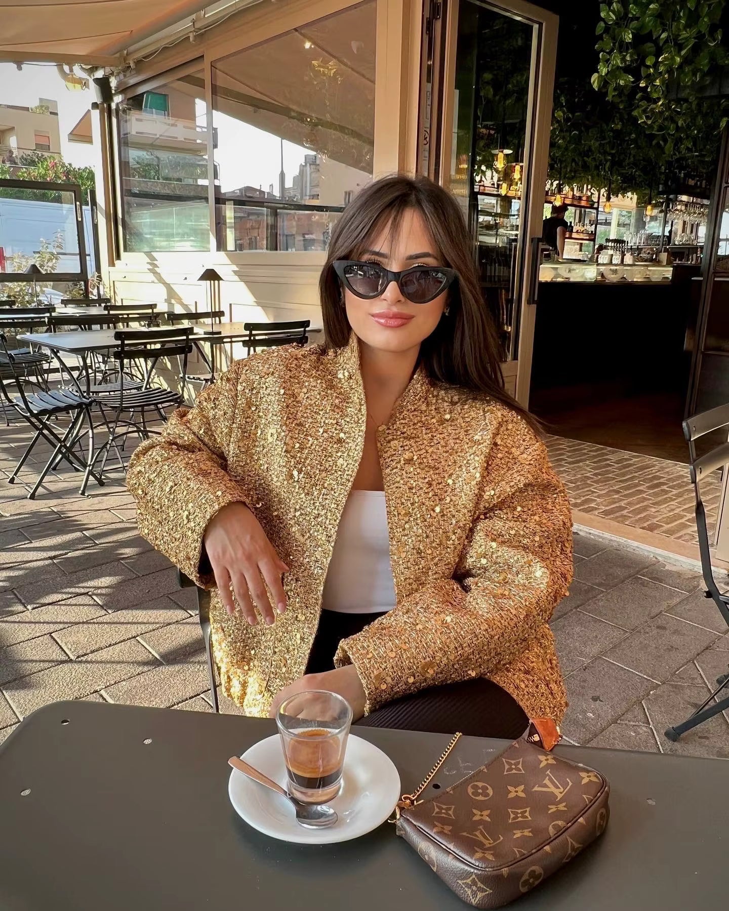 Victoria | Sequin Oversized Jacket