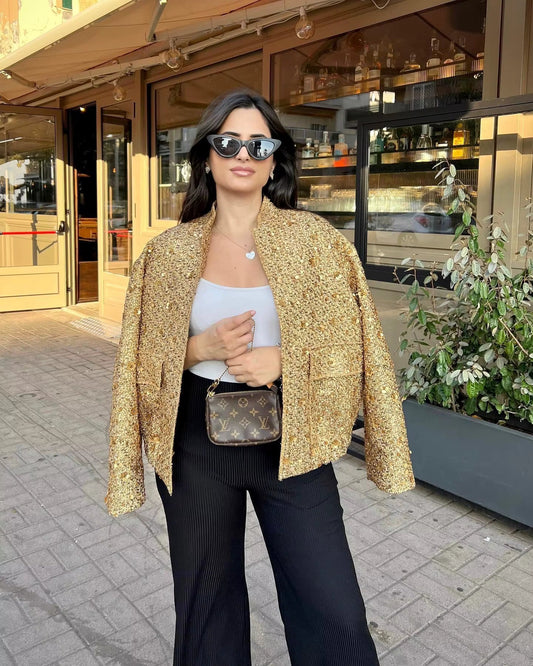 Victoria | Sequin Oversized Jacket